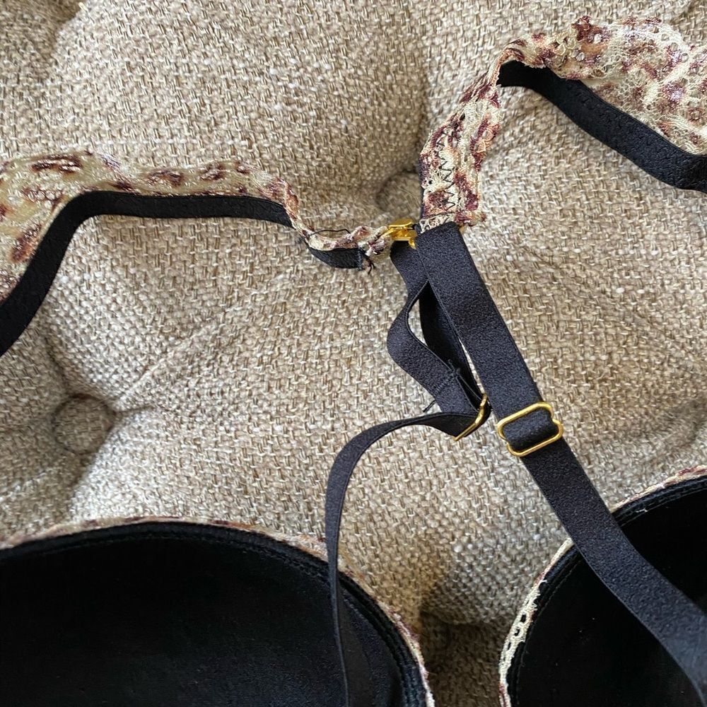 ‎Sam Edelman Adjustable Cheetah Print Bra - Picture 10 of 10